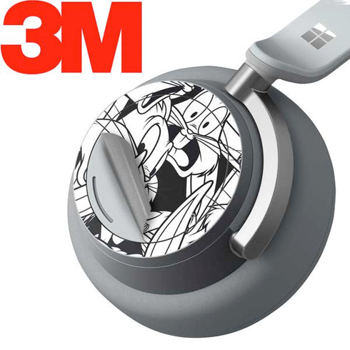 Looney Tunes Bugs Bunny Super Sized Pattern Surface Headphones Skin